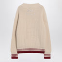 Ami Paris Ami De Coeur Cream Colour Sweater
