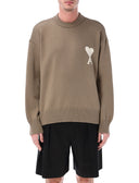 Ami Paris Sweaters Beige