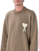 Ami Paris Sweaters Beige
