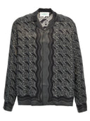 Camisa de Casablanca 'Heart Monogramme'