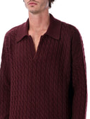 Ami Paris Sweaters Purple