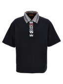 Missoni Zigzag Collar Polo Shirt