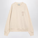 Ami paris ami de coeur crema bianca felpa