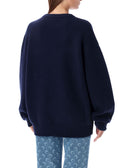Marine Serre Sweaters Blue