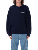 Marine Serre Sweaters Blue