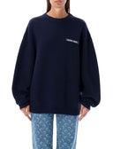 Marine Serre Sweaters Blue