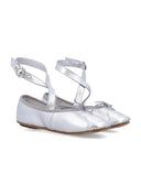 Chaussures plates repetto argent