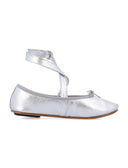 Chaussures plates repetto argent