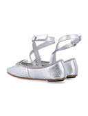 Chaussures plates repetto argent