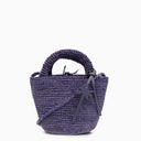 Manebí Mini Lavender Bag In Raffia