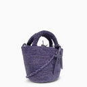 Manebí Mini Lavender Bag In Raffia