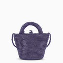 Manebí Mini Lavender Bag In Raffia