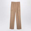 Sportmax Caramel Coloured Cargo Trousers