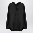 Vince Black Silk Blouse