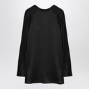 Vince Black Silk Blouse