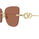 Occhiali da sole Valentino Vg0033 S 002 Oro/Marrone Donna