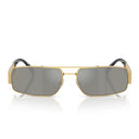 Versace Sunglasses Ve2257 100230 Gold/Green Silver Mirrored Unisex