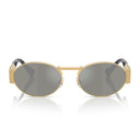 Versace Lunettes de soleil Ve2264 100230 Or/Vert Argent Miroir Unisexe