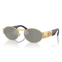 Versace Lunettes de soleil Ve2264 100230 Or/Vert Argent Miroir Unisexe
