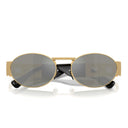Versace Lunettes de soleil Ve2264 100230 Or/Vert Argent Miroir Unisexe