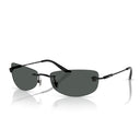 Versace Sunglasses Ve2279 143687 Matte Black/Dark Grey Men