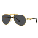 Versace Sunglasses Ve2236 100287 Gold/Dark Gray Unisex