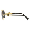 Versace Sunglasses Ve2236 100287 Gold/Dark Gray Unisex