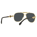 Versace Sunglasses Ve2236 100287 Gold/Dark Gray Unisex