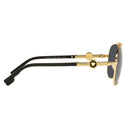 Versace Sunglasses Ve2236 100287 Gold/Dark Gray Unisex