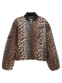 Veste de bombardier Ganni Leopard