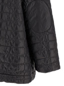 Ganni 'Black brillante colcha midi' chaqueta