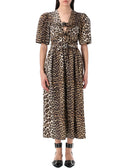 Vestidos Ganni Brown