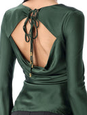 Ganni t shirts en polos groen