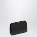 The Row Amazon Black Leather Clutch Bag