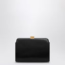 The Row Amazon Black Leather Clutch Bag