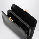 The Row Amazon Black Leather Clutch Bag