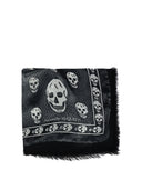 Alexander Mc Queen "Skull Trompe L'oeil" Scarf