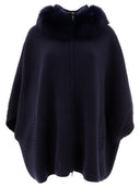 Giovi ull- og kashmirponcho