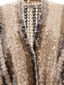 Brunello Cucinelli Jute And Cotton Cardigan