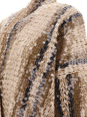 Brunello Cucinelli Jute And Cotton Cardigan