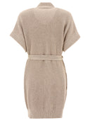 Brunello Cucinelli "Diamante" Ribbed Cardigan