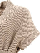 Brunello Cucinelli "Diamante" Ribbed Cardigan