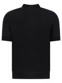 Brunello Cucinelli Cotton And Silk Polo Shirt
