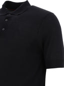 Brunello Cucinelli Cotton And Silk Polo Shirt