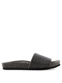 Brunello Cucinelli Suede "Precious" Slides