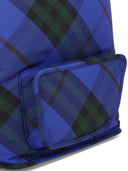 Mochila Burberry "Cuadros" De Nylon