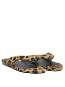 Alaïa Pony Skin Flip Flops