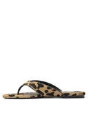 Alaïa Pony Skin Flip Flops