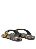 Alaïa Pony Skin Flip Flops