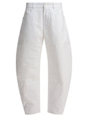 Alaïa ronde jeans met lage taille